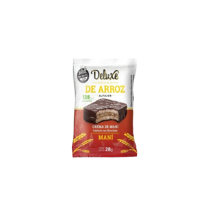 ALFAJOR DE ARROZ CREMA DE MANI DELUXE X12UNID