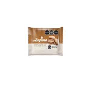 ALFAJOR DE DULCE DE LECHE SIN TACC ANGIOLA X12UNID
