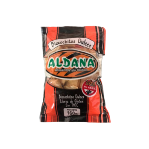 BIZCOCHITOS DULCES SIN TACC ALDANA X160G