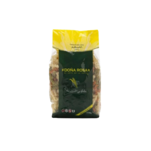 FIDEOS SECOS FUSILLI MULTIVEGETALES DOÑA ROSA X400G