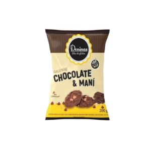 GALLETITAS CHOCOLATE Y MANI DONINAS X200G