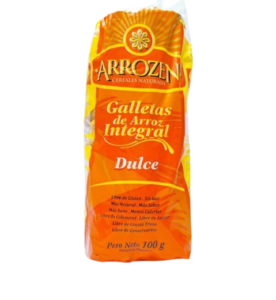 GALLETA DE ARROZ DULCES REDONDAS ARROZEN X100G