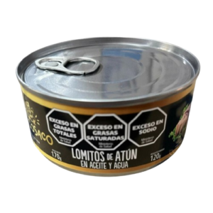 LOMITOS DE ATUN ACEITE Y AGUA EL COSACO X170G