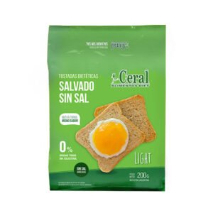 TOSTADAS DIET SALVADO SIN SAL CERAL X200GRS